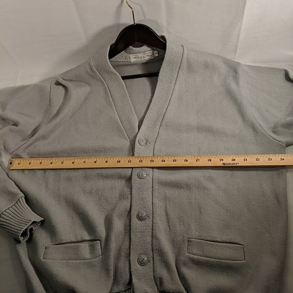 Pride of the West 100% Piltrol Lavender Purple Grey Cardigan Sweater - Picture 7 of 11